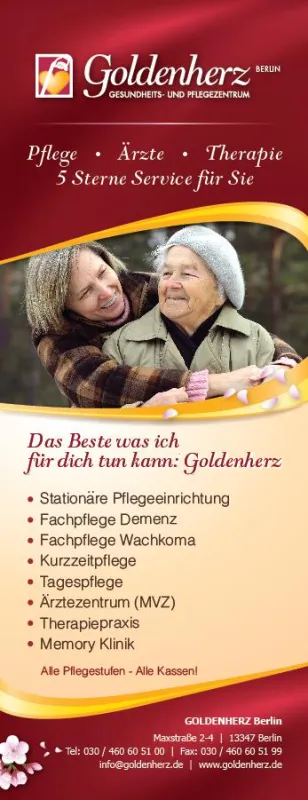 Aktuelle Goldenherz Stadtwerbung