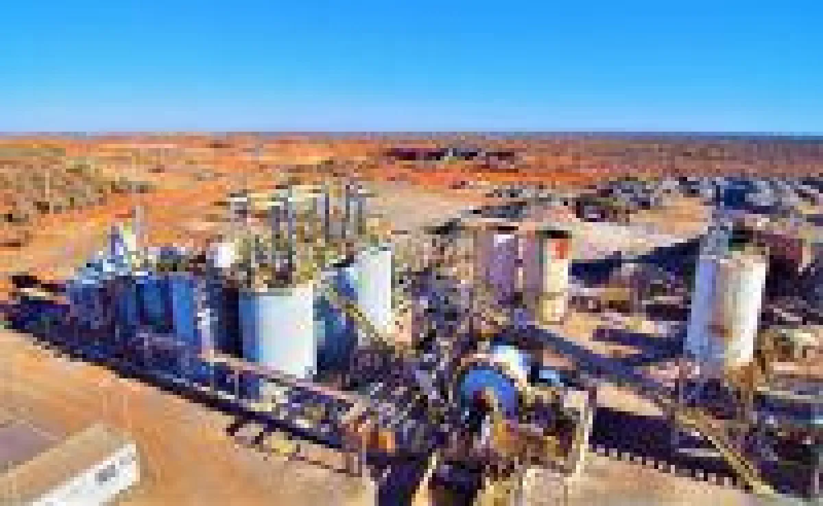 Anlage auf dem Burnakura-Projekt; Foto: Monument Mining