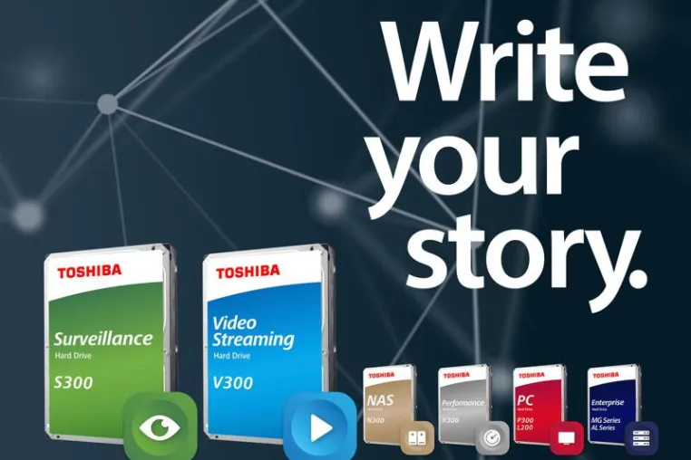Bild: Toshiba präsentiert neue, leistungsstarke interne HDDs für Videoüberwachung und Videostreaming