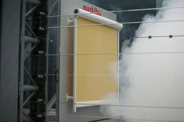 Bild: Fenstermarkisen von markilux mit „zip System“ - Neue Tuchführung schützt vor starkem seitlichem Wind
