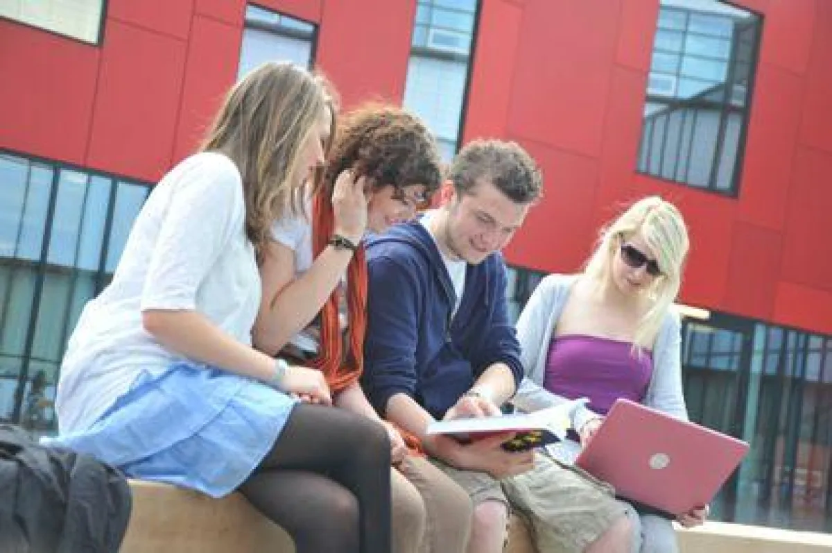 Deutsche Studenten an der University of Twente.