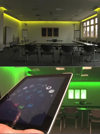 Bild: Neue Bespieltechnik versetzt Räume in andere Welten