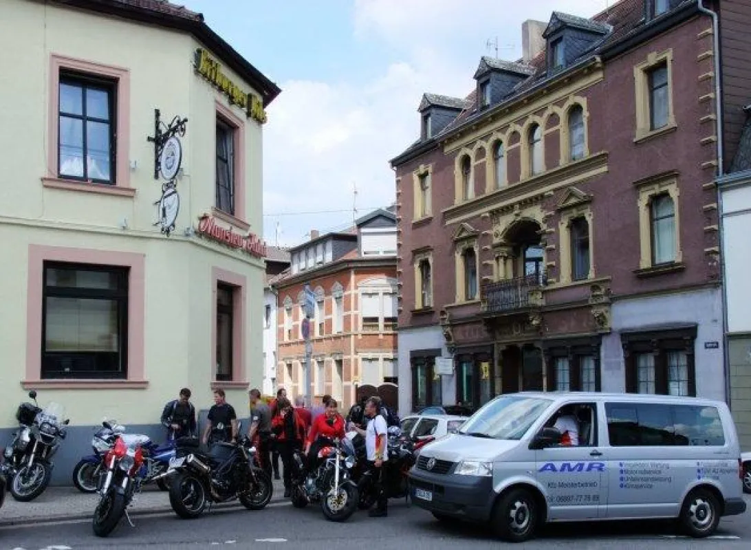 Start der Motorradtour 2010