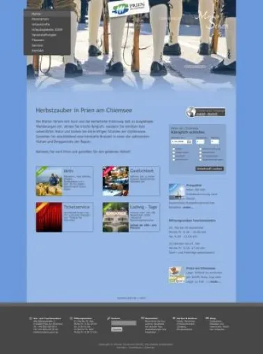 Prien am Chiemsee im Web 2.0 - Neuer Internetauftritt der Priener Tourismus GmbH Bild: Prien am Chiemsee im Web 2.0 - Neuer Internetauftritt der Priener Tourismus GmbH