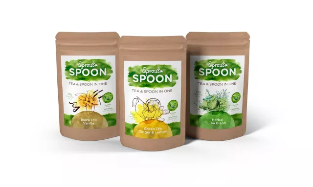 Die perfekte Tasse Tee unterwegs: Der Sprout Spoon vermeidet tonnenweise Plastikmüll Bild: Die perfekte Tasse Tee unterwegs: Der Sprout Spoon vermeidet tonnenweise Plastikmüll