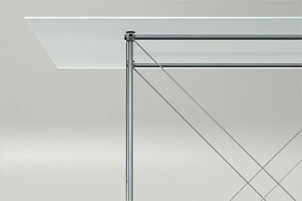 Bild: Neue Designkonzepte - Tisch filigree wire rack