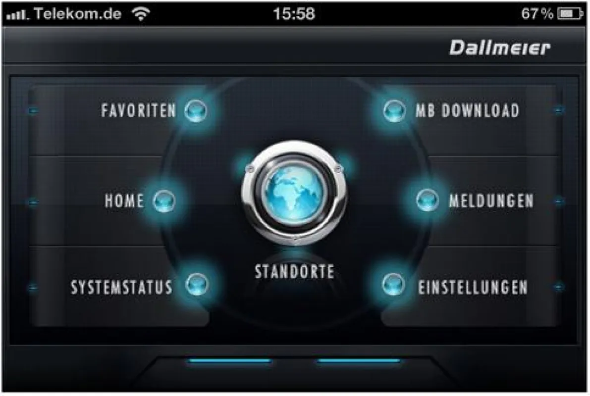iPhone App „Dallmeier Mobile Video Center“