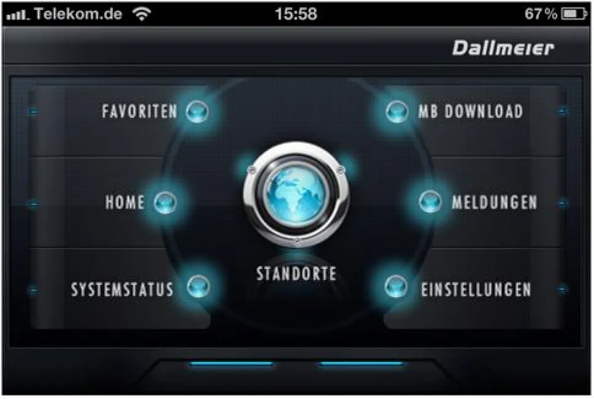 iPhone App „Dallmeier Mobile Video Center“