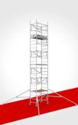 Bild: MySelf-Tower - Aluminium-Gerüst für schnelle und sichere Ein-Personen-Montage