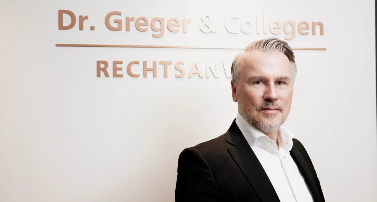 Fachanwalt für Bankrecht Dr. Stephan Greger  (© Dr. Greger)