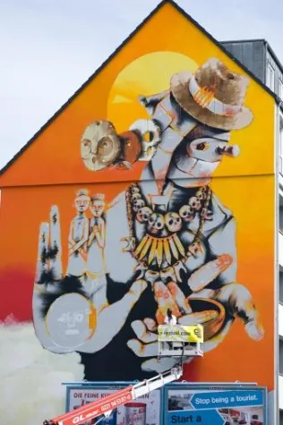 Bild: CityLeaks 2011 – junge Künstler bringen Farbe in die Stadt