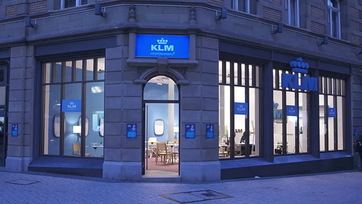 Das KLM-Popup-Restaurant in Stuttgart