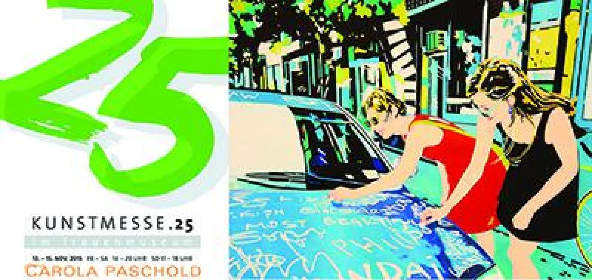 Carola Paschold - Detail -NY-Draw On Me - 2015 - oil on canvas - H 130 cm x B 100 cm.