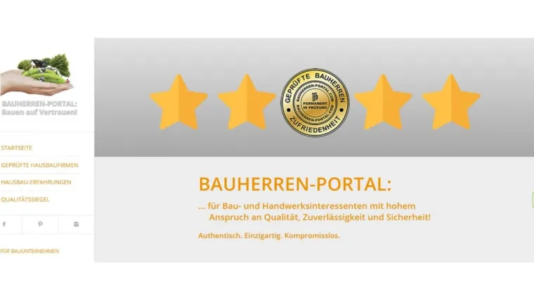 Bild: Über das BAUHERREN-PORTAL verbessern Handwerksbetriebe ihren Auftragseingang