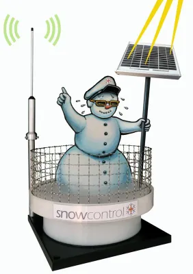 Bild: Der Schneemann hat nicht hitzefrei