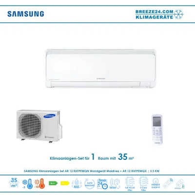 ? KLIMAANLAGEN - SET VON SAMSUNG FÜR 1 ZIMMER MIT BIS ZU 35 M² Bild: ? KLIMAANLAGEN - SET VON SAMSUNG FÜR 1 ZIMMER MIT BIS ZU 35 M²
