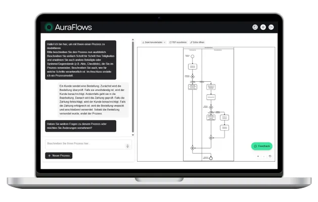 Bild: AuraFlows: KI-Tool für sprachbasierte Prozessmodellierung startet in Kommunalverwaltungen
