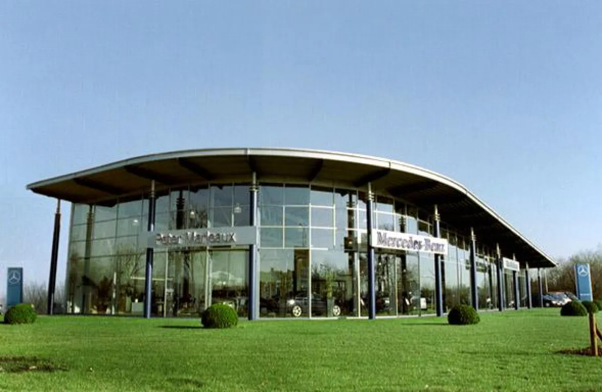 Der Showroom des Autohauses