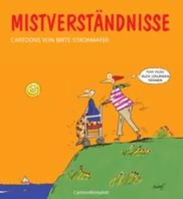 Bild: Neues Cartoonbuch MISTVERSTÄNDNISSE bei der Düsseldorfer Büchermeile - Cartonistin Birte Strohmayer signiert