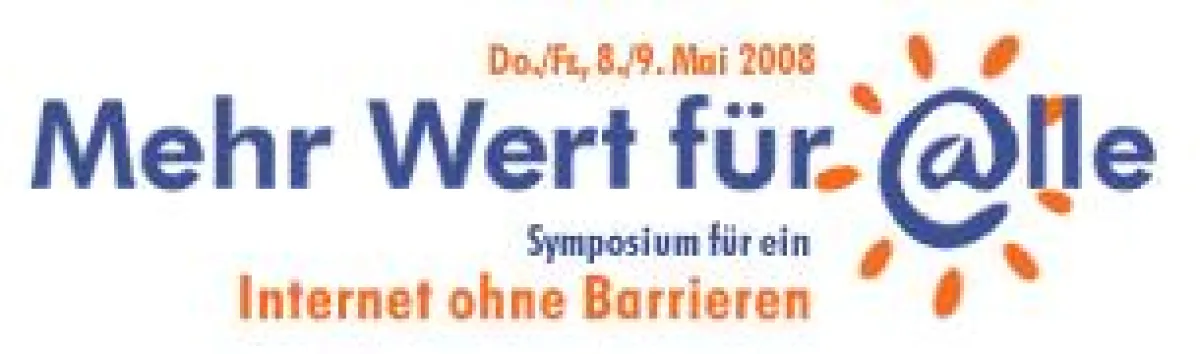 Mehr Wert für alle - Das Symposium am Do./Fr., 8./9. Mai 2008 in Trier