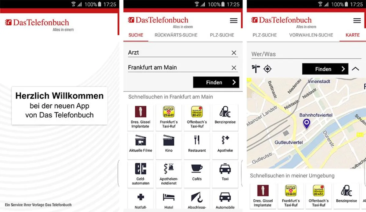 Das Telefonbuch Android-Update