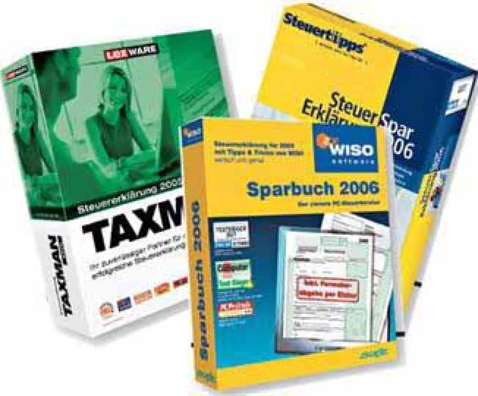 Steuern sparen 2005: alle Software gibt's bei www.sharework.de/focus