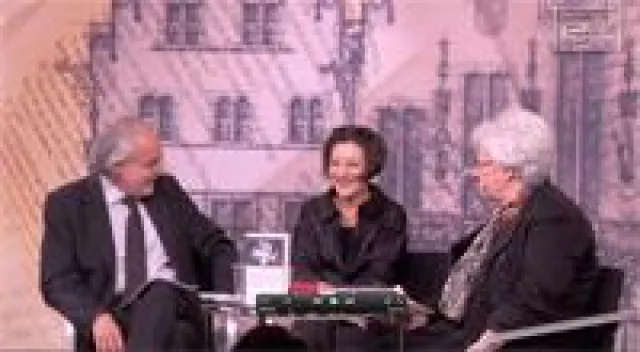 Bild: erlesen.tv sendet Beitrag von "Literatur im Römer" mit Herta Müller, Matthias Politycki und Finn-Ole Heinrich