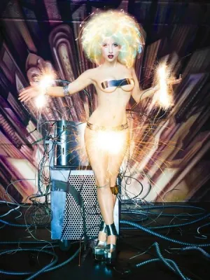 Bild: Reicht ein rosa Plüschhasen-Kostüm für Lady Gaga?