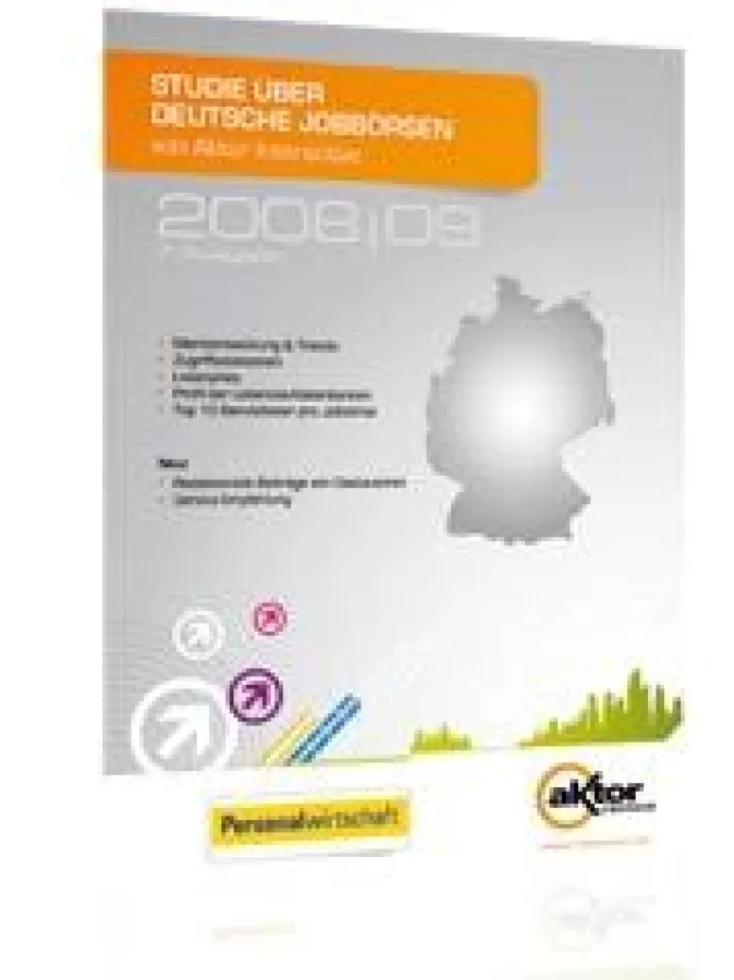 Deutsche Jobbörsenstudie 2008/09 von Aktor Interactive