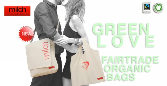 Bild: milch Basics Taschen - 100% Fair 100% Bio