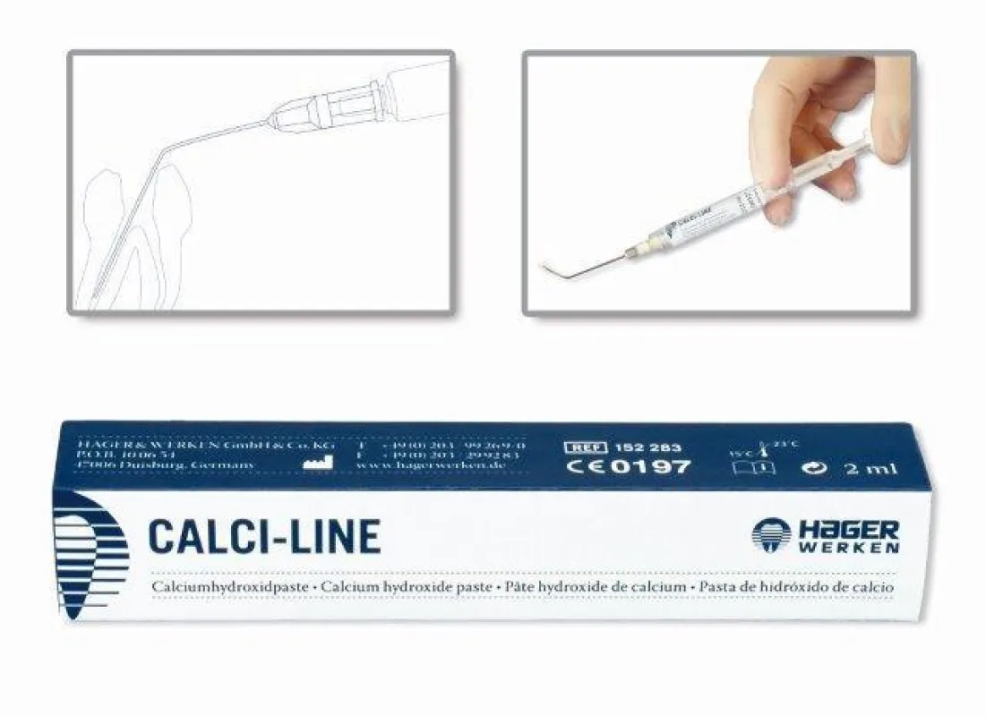 Die gebrauchsfertige Calciumhydroxidpaste Calci-Line®