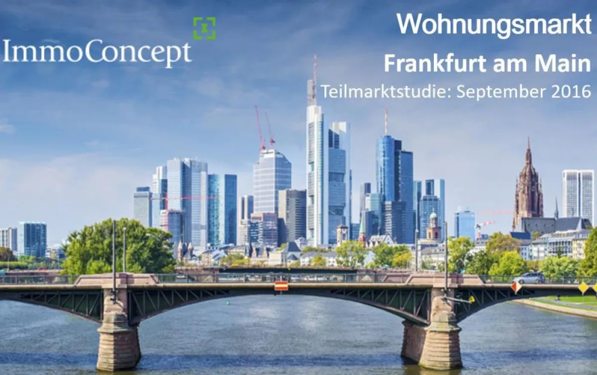 Immobilien Wohnungsmarkt Frankfurt am Main Teilmarktstudie 2016