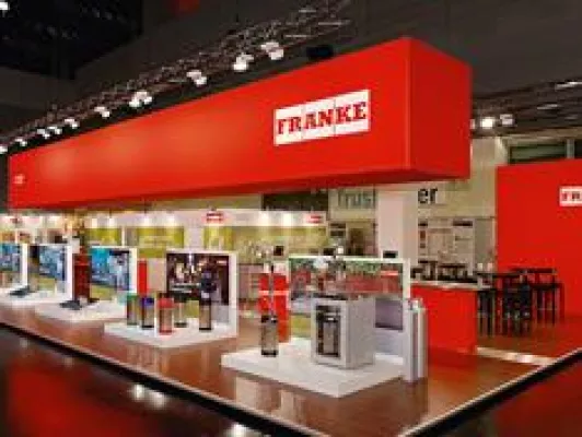 Bild: Innovativer Messestand für Franke Beverage Systems
