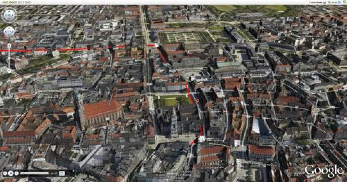 3D-Flug über München