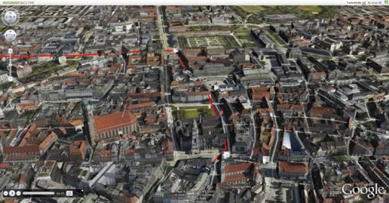 Alle Touren auf outdooractive.com in 3D abfliegen Bild: Alle Touren auf outdooractive.com in 3D abfliegen