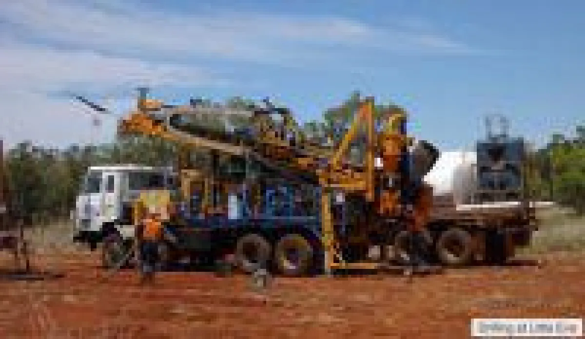 Drilling at Little Eva