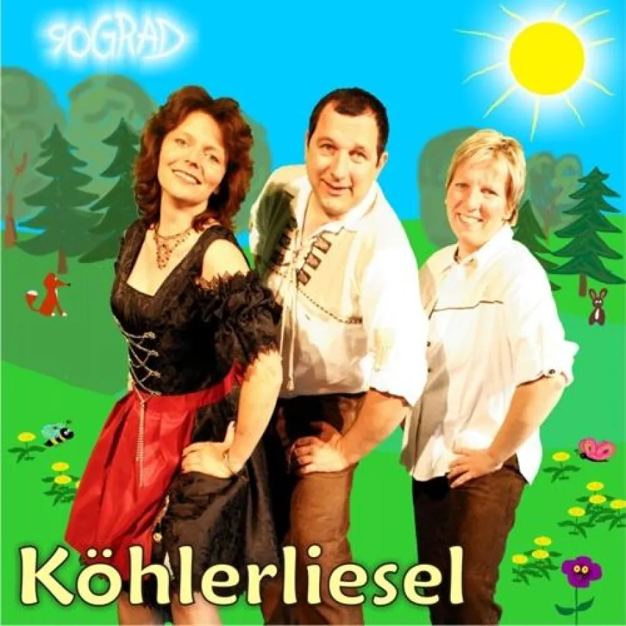 Die Single-CD Köhlerliesel von 90 GRAD - im Onlinehandel erhältlich