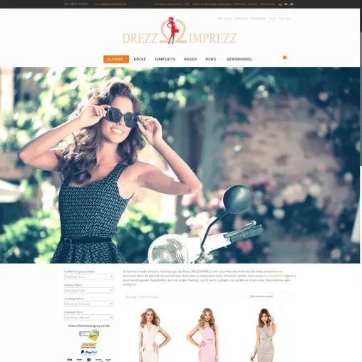 Drezz2Imprezz S.L. mit neuer Website online Bild: Drezz2Imprezz S.L. mit neuer Website online