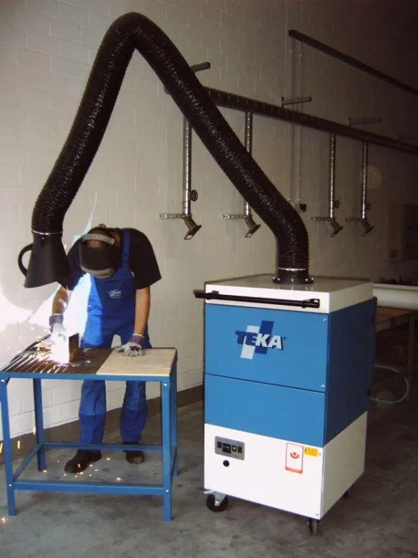 Die Punktabsaugung zählt nach wie vor zum Kerngeschäft der TEKA Absaug- und Entsorgungstechnologie.