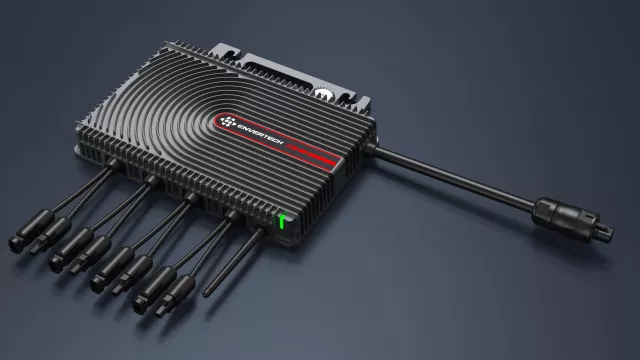 Bild: Mikrowechselrichter für Solaranlagen mit 4 Modulen: Einfache Installation via Bluetooth-Unterstützung