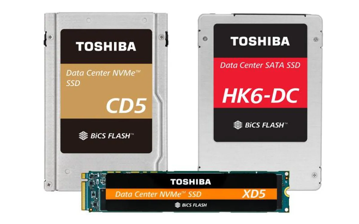 Die neuen Toshiba-SSDs (Bild: Toshiba)