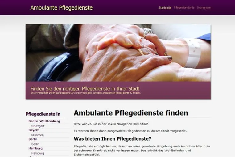 Studentenfirma hilft bei Pflegevermittelung Bild: Studentenfirma hilft bei Pflegevermittelung