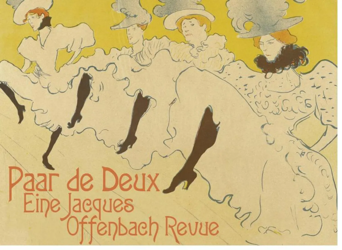 nach Henri de Toulouse-Lautrec: Troupe de Mlle Églantine, 1895, in Auftrag gegeben von der Cabaret-T