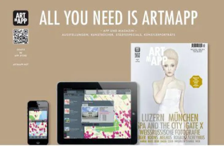 Bild: ARTMAPP Das Duo aus Kunstmagazin und App
