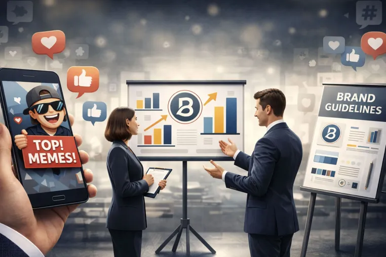 Bild: Social Media Marketing – Trends? Memes? Ja, aber bitte markenkonform!