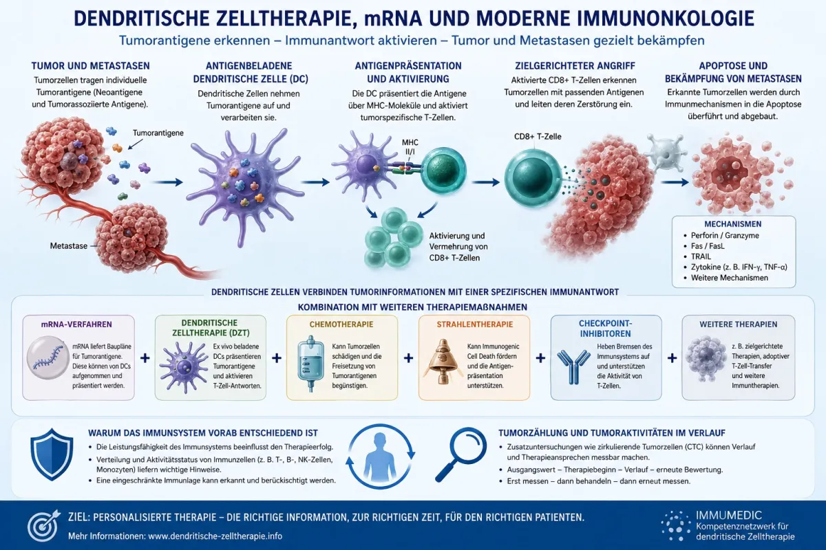 Dendritische Zelltherapie und moderne mRNA Immunonkologie (© IMMUMEDIC Limited/ Andreas Rach)