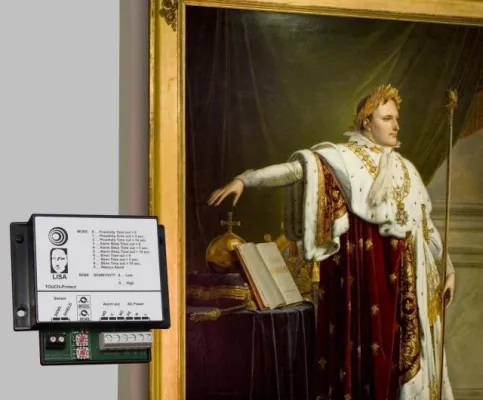 Bild: Intelligenter kapazitiver Feldsensor für Museen, Galerien und Ausstellungen