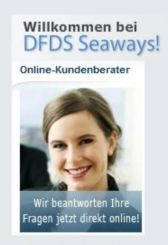 Täglich von 8:00 bis 20:00 beantwortet das DFDS Seaways-Reiseteam online alle Fragen rund um Buchungen und Produkte.