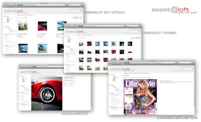Bild: asset loft gibt Daten ein komfortables und funktionales Zuhause