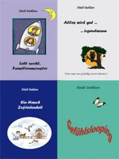 Vier fantastische Bücher von Autorin Heidi Dahlsen Bild: Vier fantastische Bücher von Autorin Heidi Dahlsen